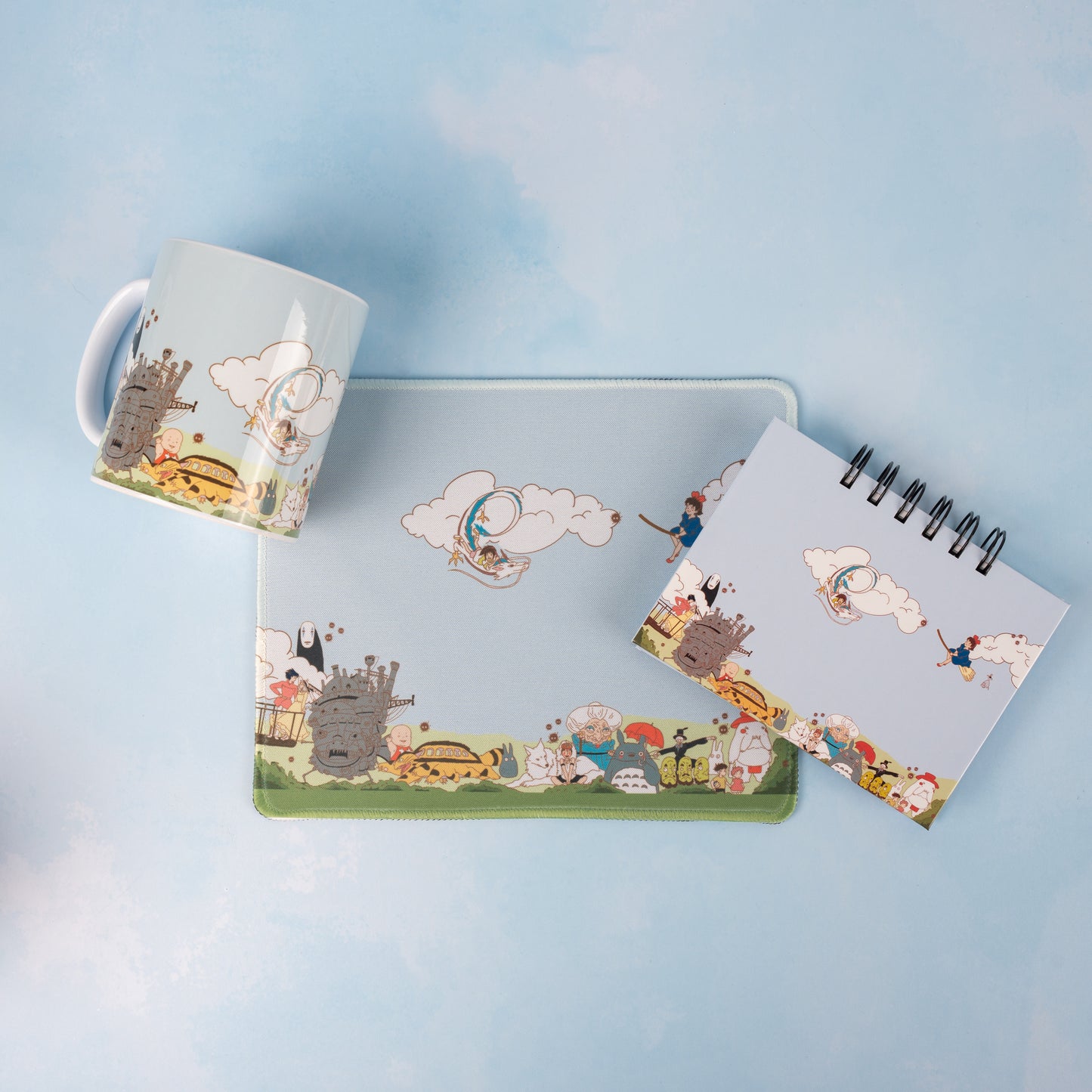 Set de escritorio Studio Ghibli personajes