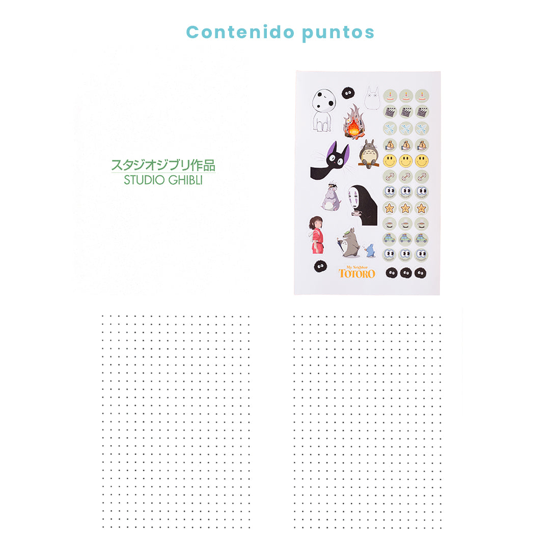 Libreta Studio Ghibli Personajes