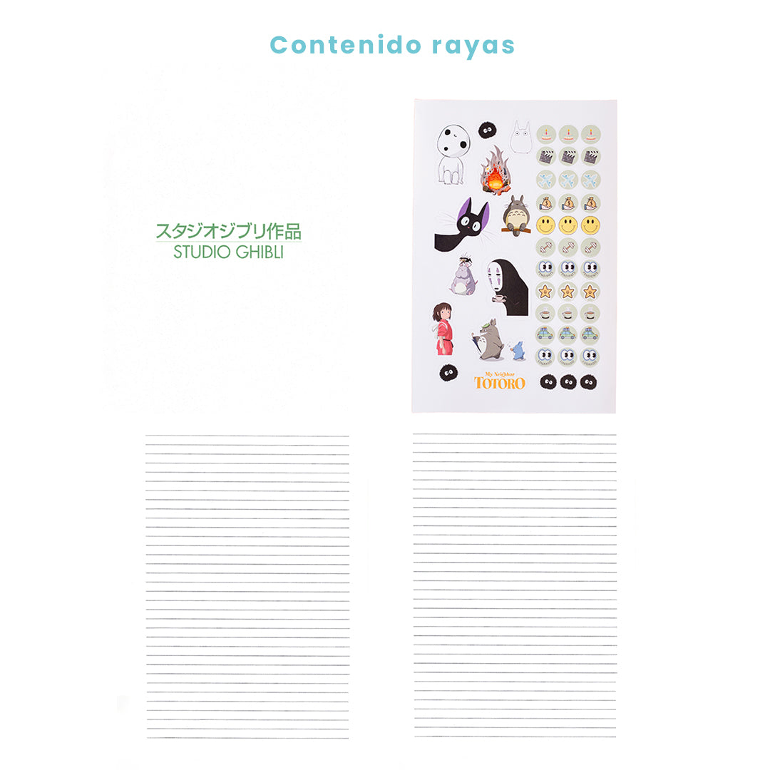 Libreta Studio Ghibli Personajes