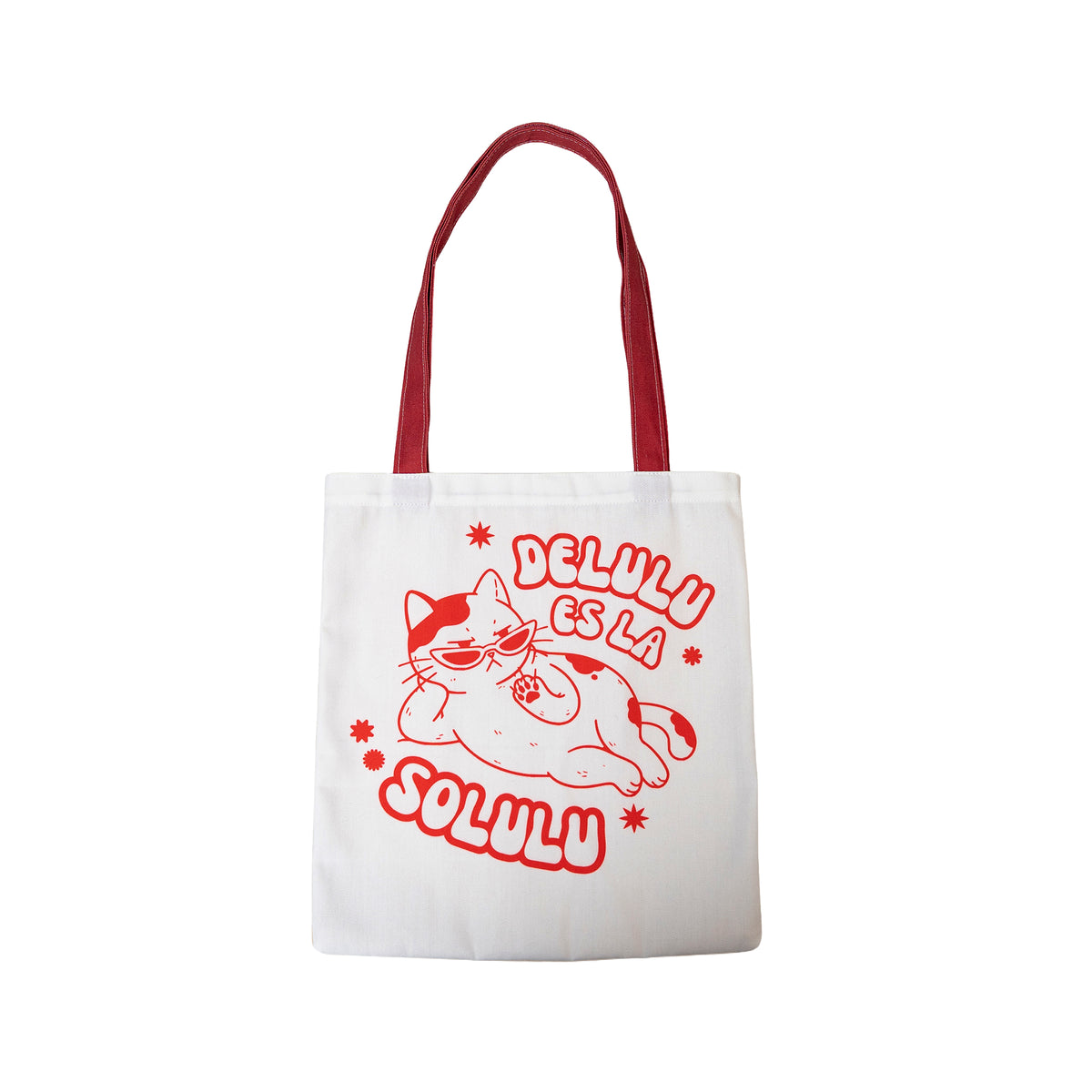 Tote bag Delulu
