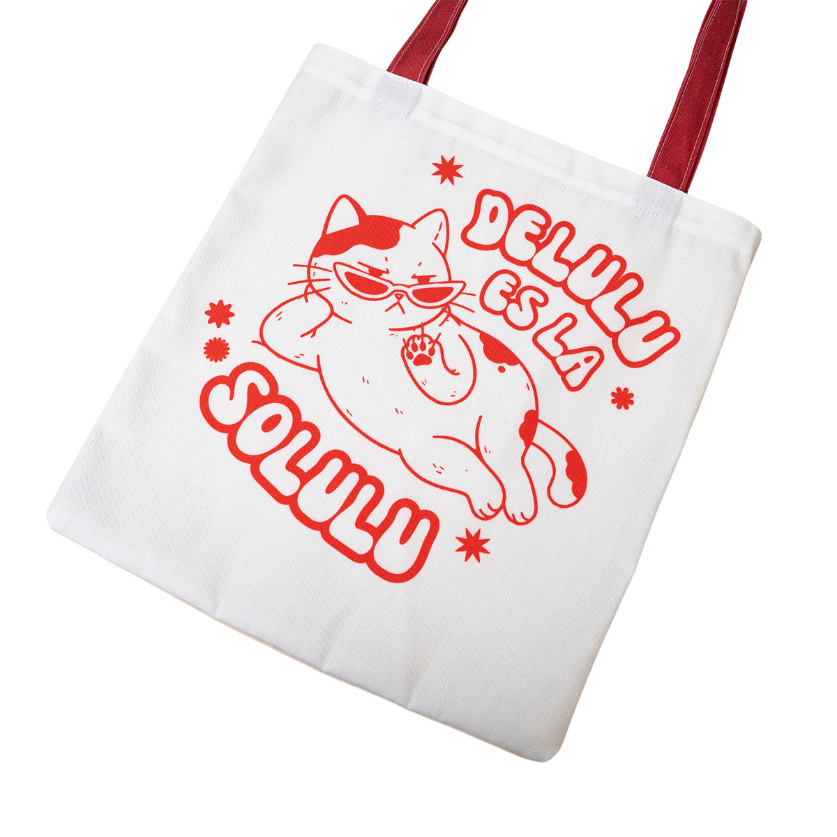 Tote bag Delulu