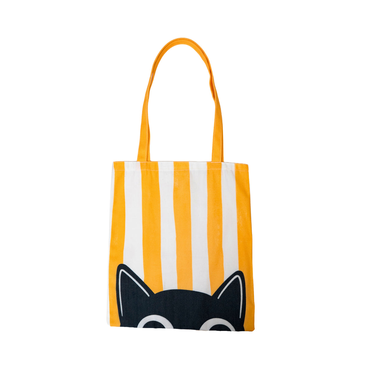 Tote bag gato curioso