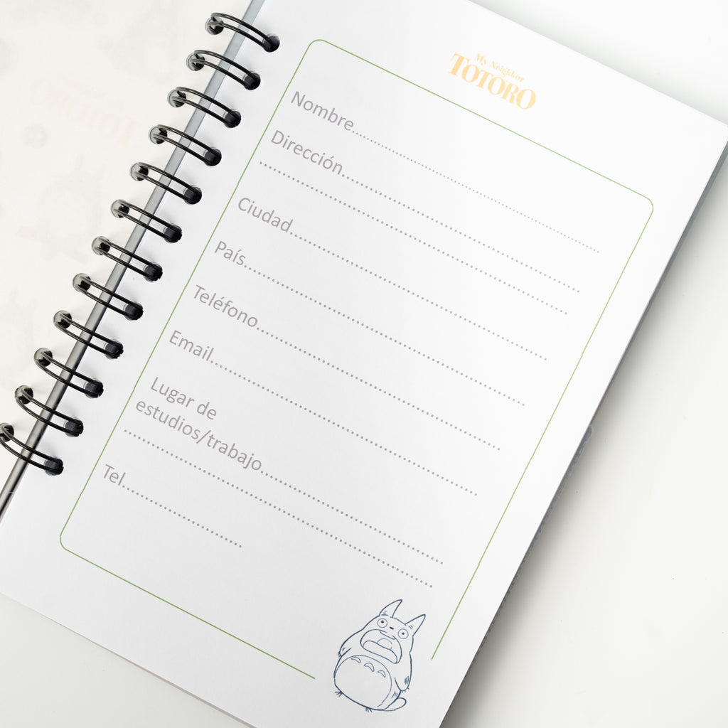Libreta Mi Vecino Totoro
