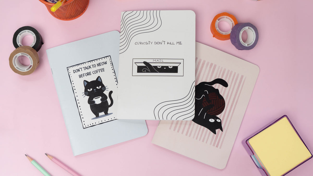 Pack de cuadernos Cats