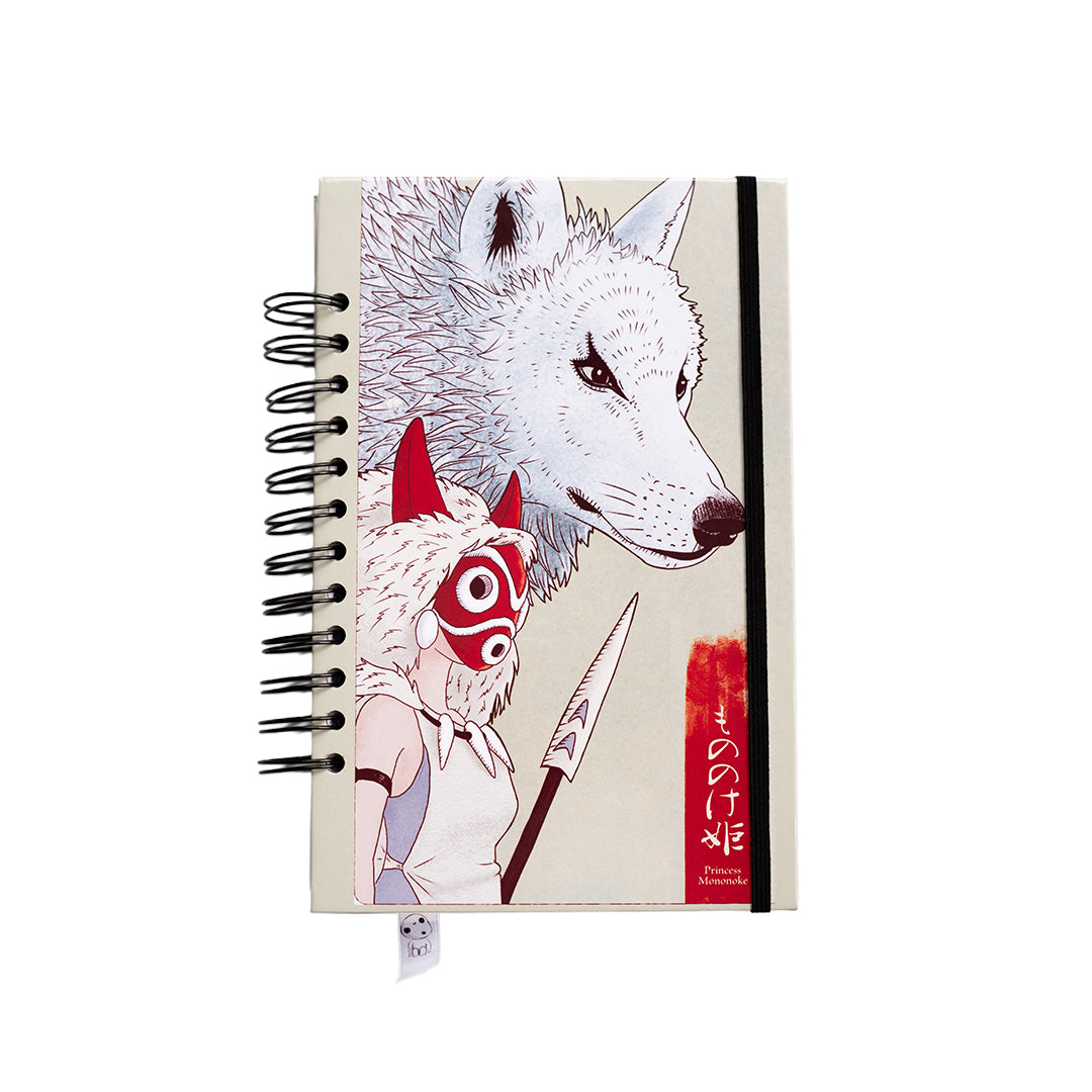 Libreta Princesa Mononoke y Moro